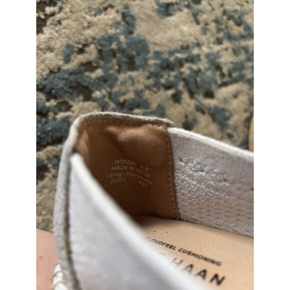 Cole Haan Womens Grandseries Cloudfeel Loafer Size 9 B Knit Shoe Pastel Blue - Picture 7 of 7